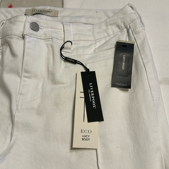NWT LIVERPOOL LOS ANGELES LUCY BOOTCUT - BRIGHT WHITE - Picture 9 of 16